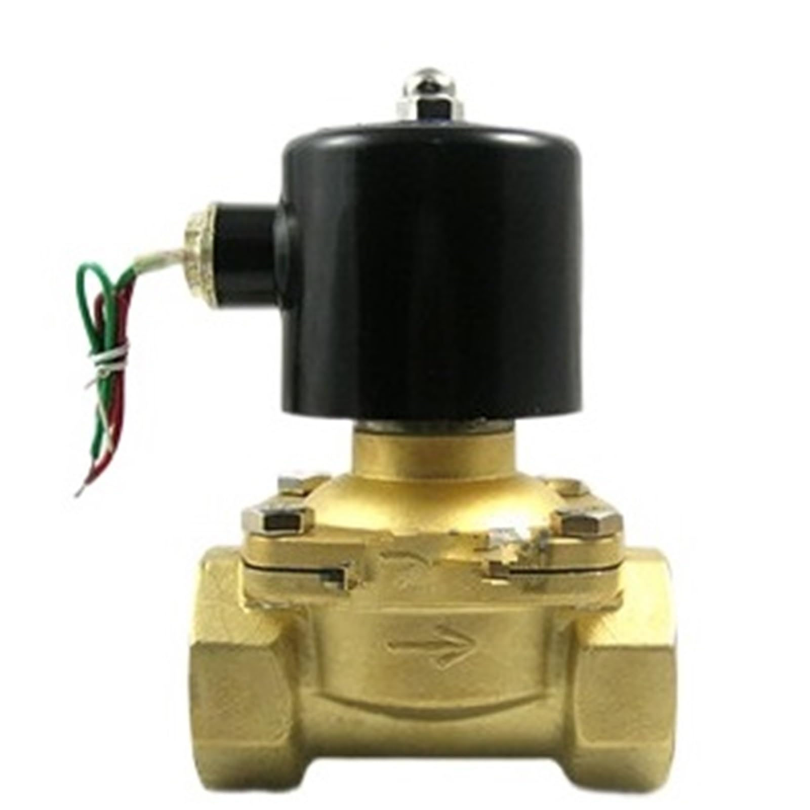 Moevgridr Dn40 Brass Electric Solenoid Valve Normally Closed(Dc12v)