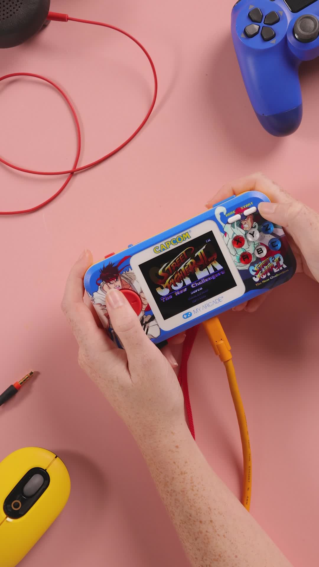 Console Portable My Arcade Street Fighter II - Jeu d'arcade Rétrogaming - Français