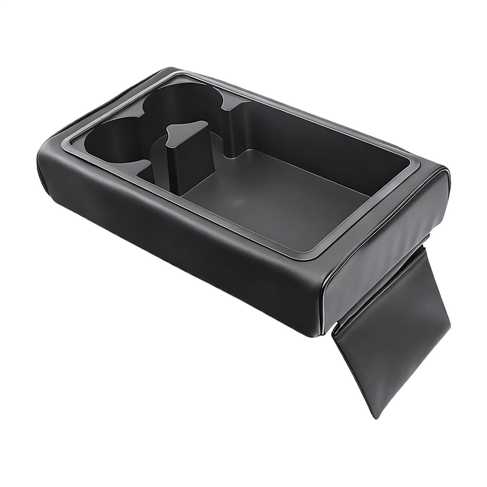 Porte-mouchoirs et rangement de console de voiture en cuir pour voyage long