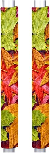 Vista 217 de Pardick Juego de 2 fundas para manija de puerta de refrigerador, huevo de madera de Pascua, lavable, para nevera, lavavajillas, Mocrowave, horno, z