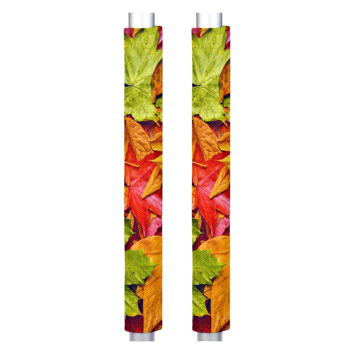 Pardick Fall Autumn Refrigerator Door Handle Covers Set of 2Fall Maple Washable Fridge Dishwasher Mocrowave Oven Door Decor Handle Cover Keep Your Kitchen Appliance Holiday Decor