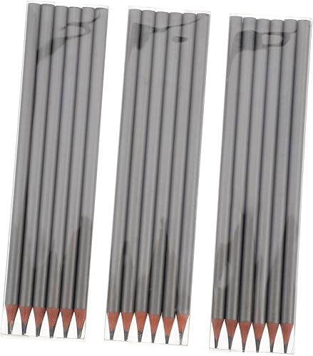 Operitacx Lápiz soldador plateado, 3 lápices de plata, lápiz de construcción, lápices de pizarra para comer, lápiz de soldadores, lápiz de vidrio