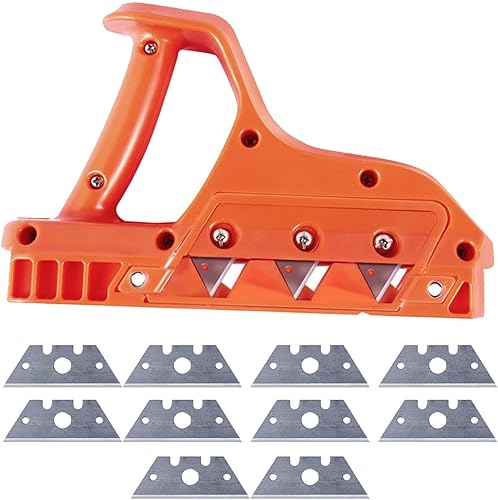 Miniatura 2 de Cepilladora triple, herramientas manuales cortador de placa de yeso, herramienta de acabado de bordes de paneles de yeso de esquina, bordeadora de