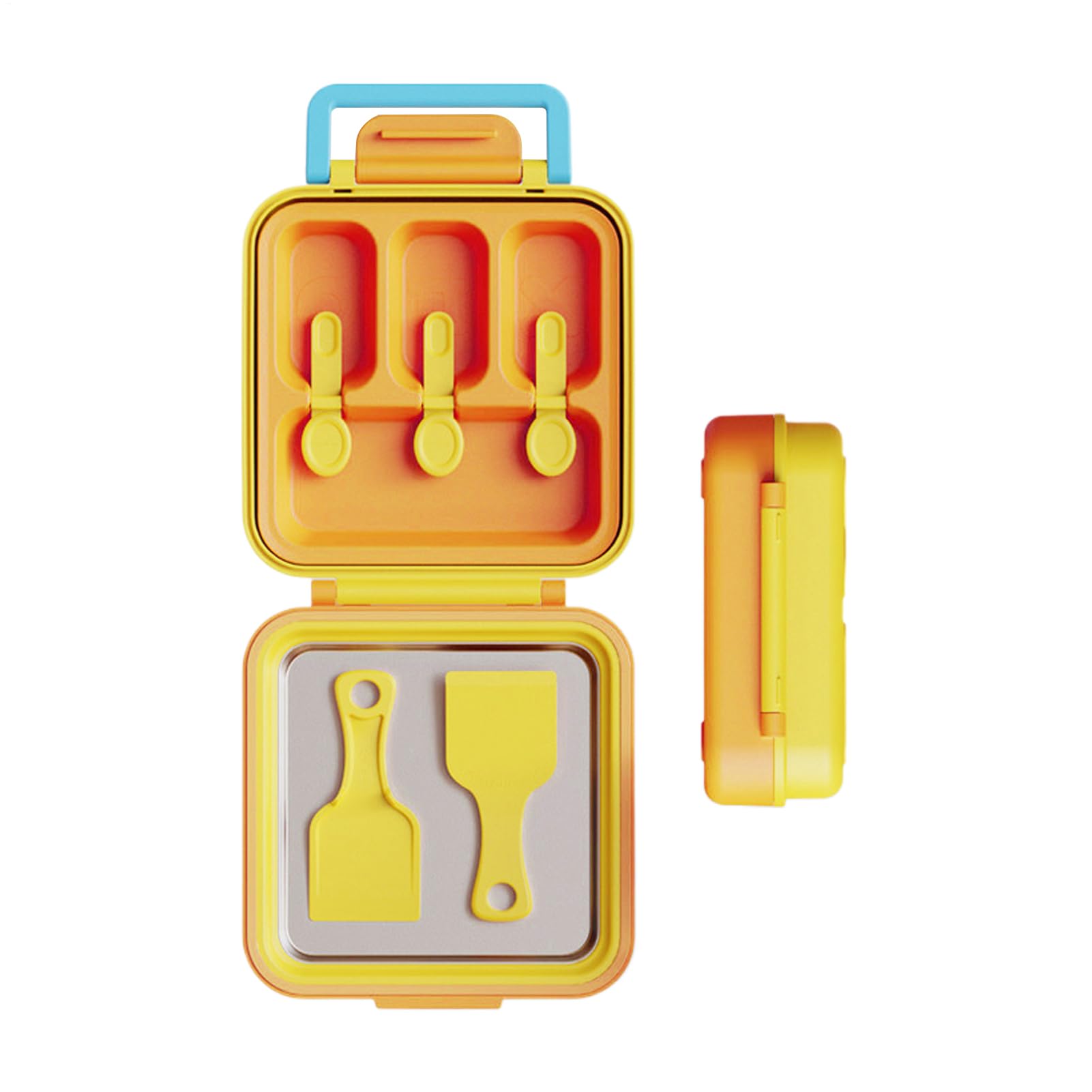 Eisformen für am Stiel, 2-in-1 hausgemachte Joghurtformen, leicht zu lösen, platzsparendes Joghurt-Rollen-Tablett, Küchenhelfer für hausgemachte Desserts, Kinder-Snacks | Multifunktionelles Küchengerät Für Familienfeiern Partys Und Kinderaktivitäten