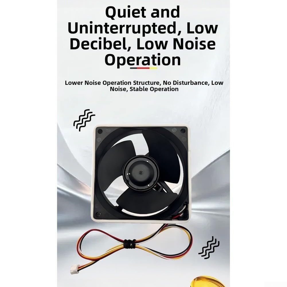 Motor Ventilador 12V DC Silencioso Núcleo Cobre
