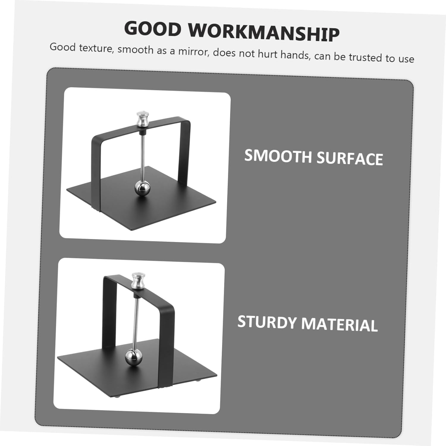 IMIKEYA 1Pc Modern Stainless Steel Desktop Tissue Holder Chic Napkin Stand for Home Hotel and Stylish Napkin Dispenser Black Finish