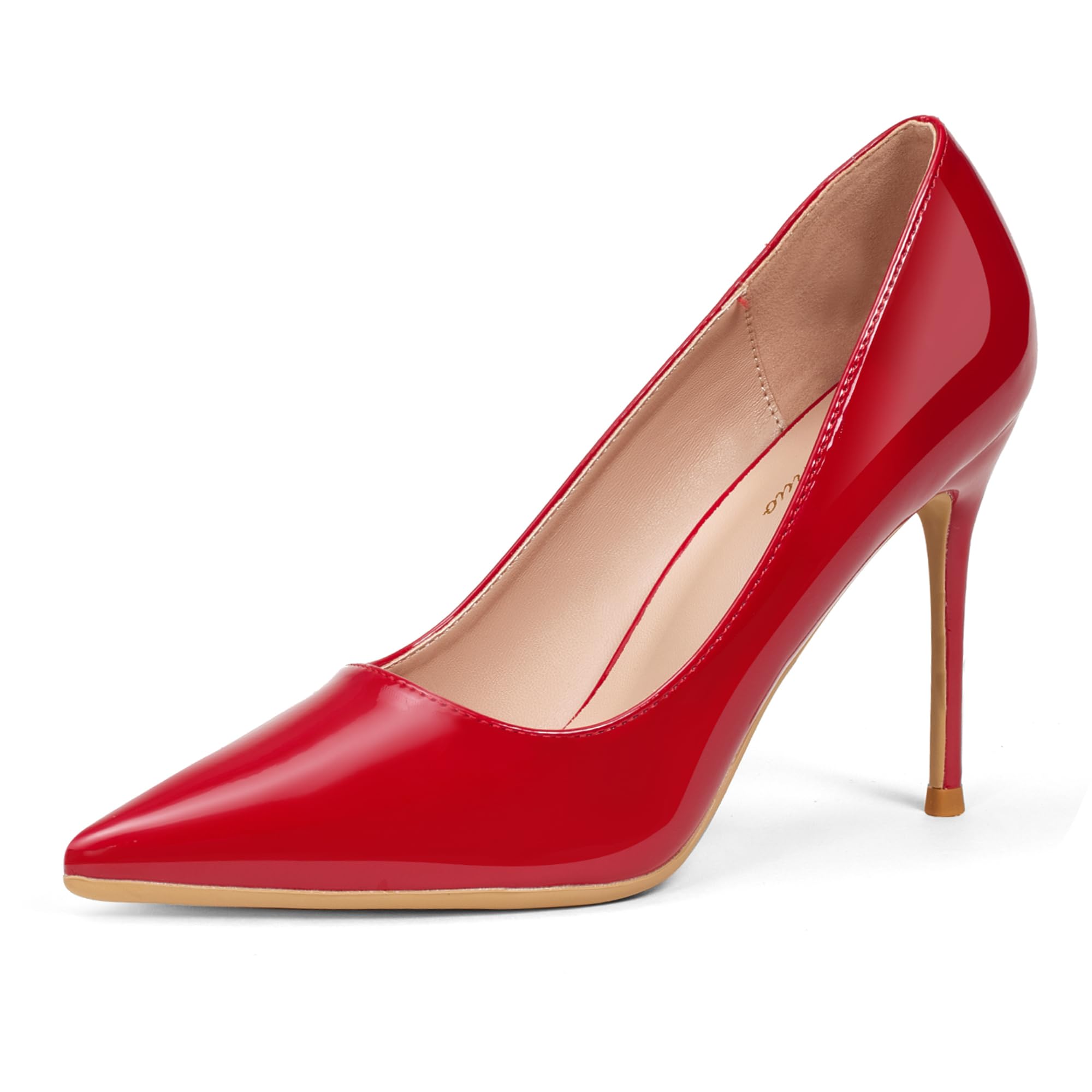 GENSHUO Femmes Mode Bout Pointu Escarpins À Talons Hauts Sexy Slip on Stiletto Party Chaussures 12 CM / 4.72IN