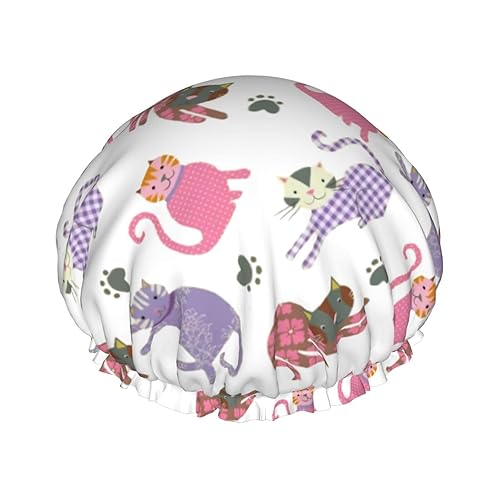 Gorro de ducha, gorro de ducha reutilizable para mujer, cabello largo, doble capa impermeable, protector de pelo para niños, niñas y mujeres, 1 disponible en Yaxa Peru