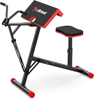 2-in-1 Preacher Curl Bench & Seated Row Station for Arm Workout