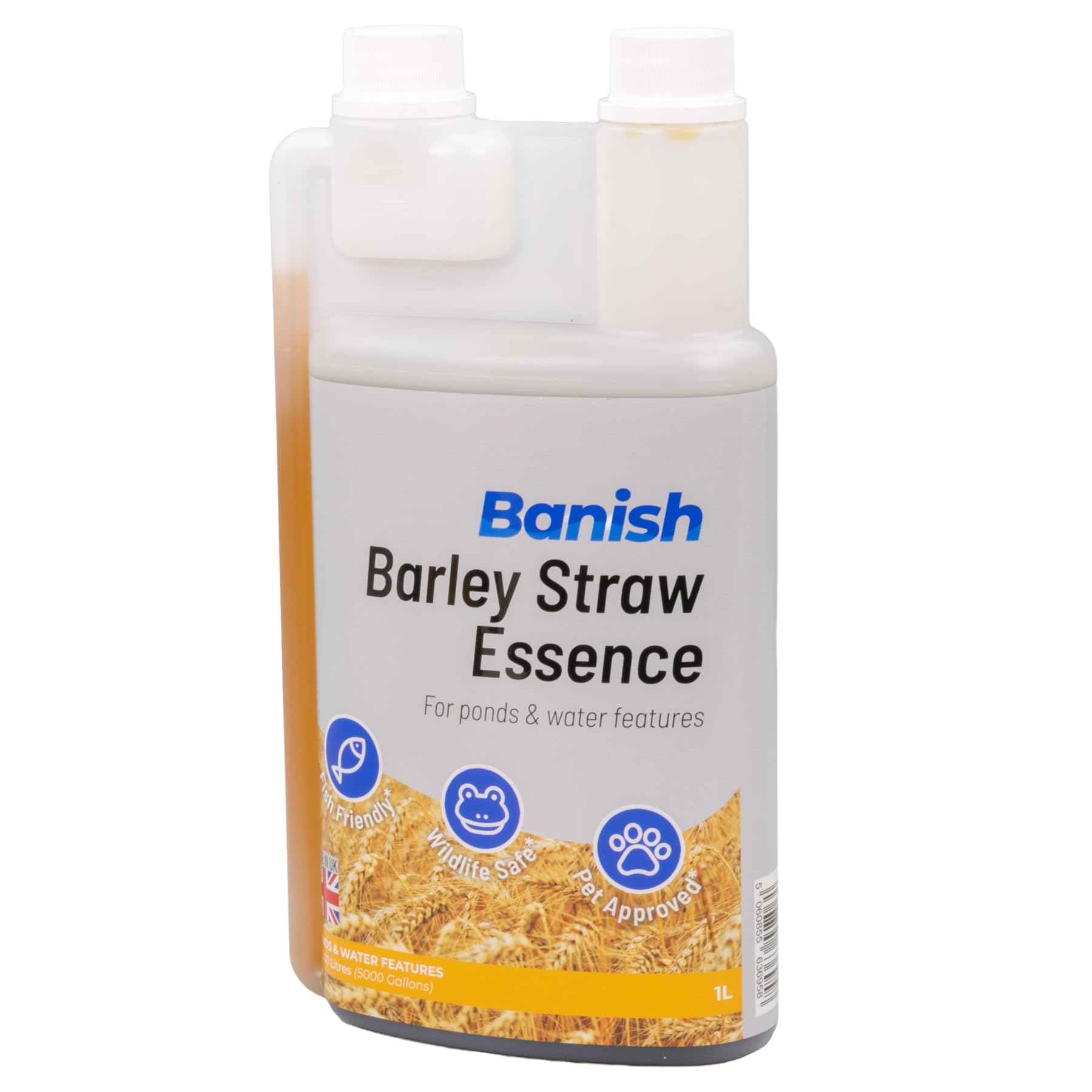 Pisces Banish Barley Straw Essence 1000ml Pond Water Treatment Blanketweed Algae Remover
