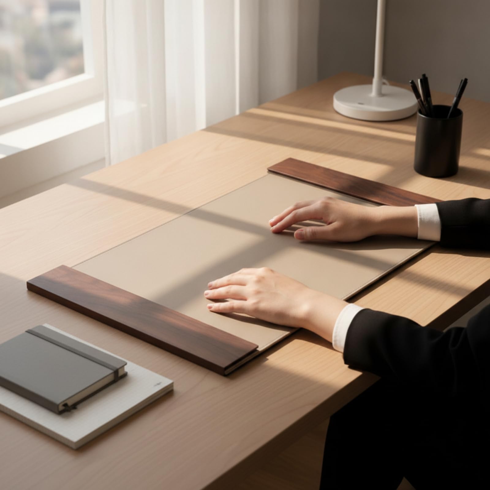 Protège-Bureau En Cuir Résistant À