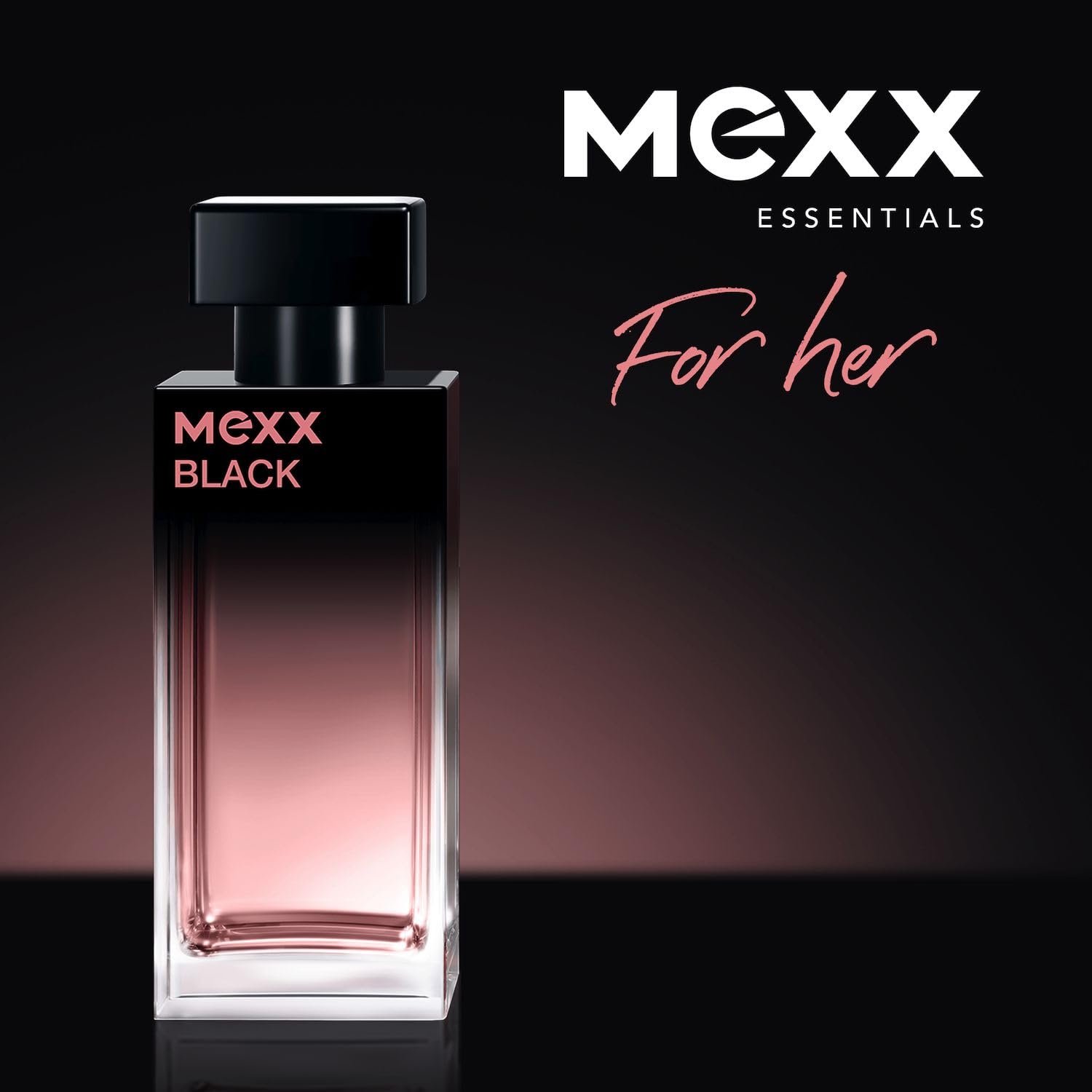 Mexx Black Woda Toaletowa dla Kobiet, o Kwiatowo-Owocowym Zapachu, 30 ml