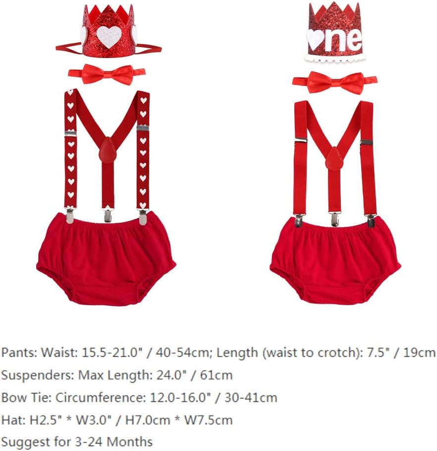 IBTOM CASTLE Baby Boy 1st Birthday Cake Smash Outfit Jungle Wild ONE Shorts+Suspenders+Bowtie+Crown 4pcs Set for Photo Shoot - Image 6