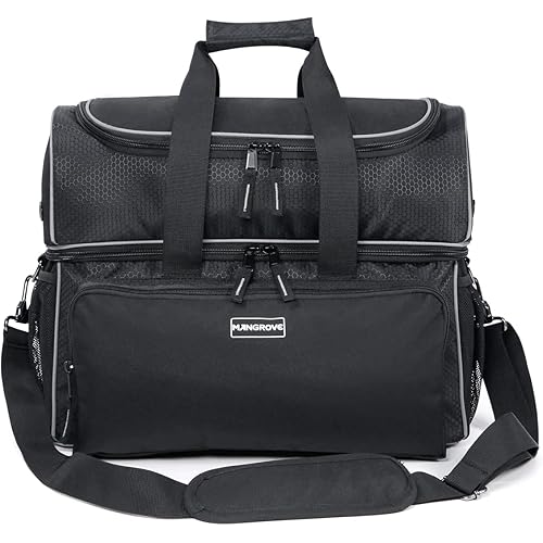 Mangrove Bowling Ball Bag 2 Ball Bowling Bag - 2022 Two Ball Bowling Bags with Double Ball Holder - Fits Bowling Shoes Up to Mens Size 16 and Accessories