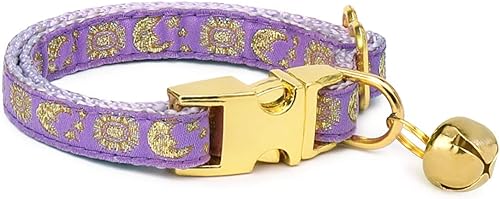 waaag Pet, Moons Stars Suns - Collar para perro y gato, múltiples diseños Crescent Celestial, collar de correa para perro y gato, tamaño XXS disponible en Yaxa Venezuela