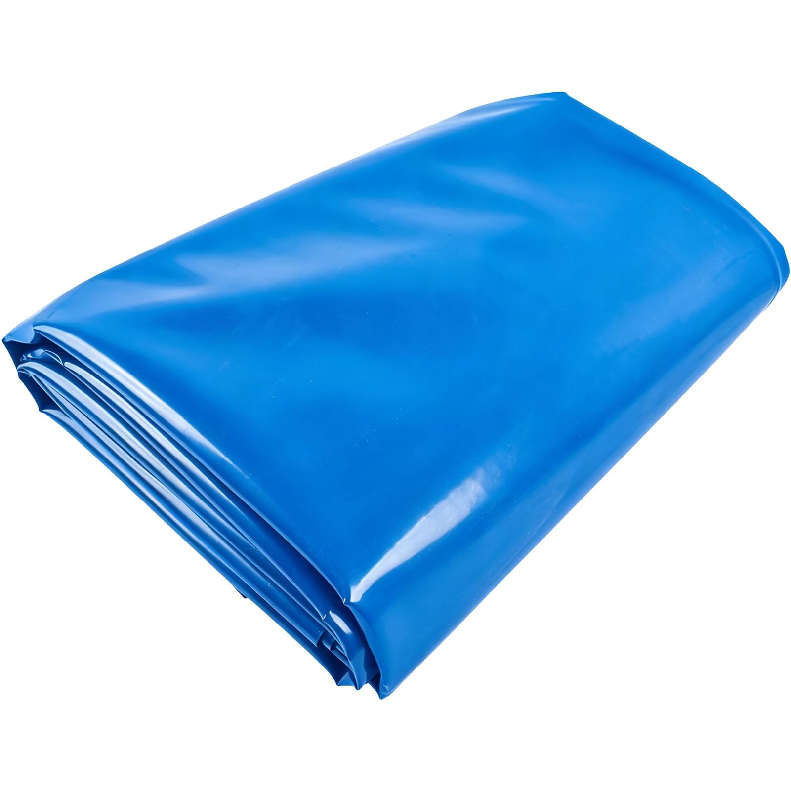 Luyckfrazy Pond Liner, HDPE Tarpaulin Sealing Film 1×10m, 2×7m,4×10m, Foldable Pond Tarpaulin for Garden Landscape, Aquaculture, Garden Fountain, Construction Site(10x15m(32.8x49.2ft))