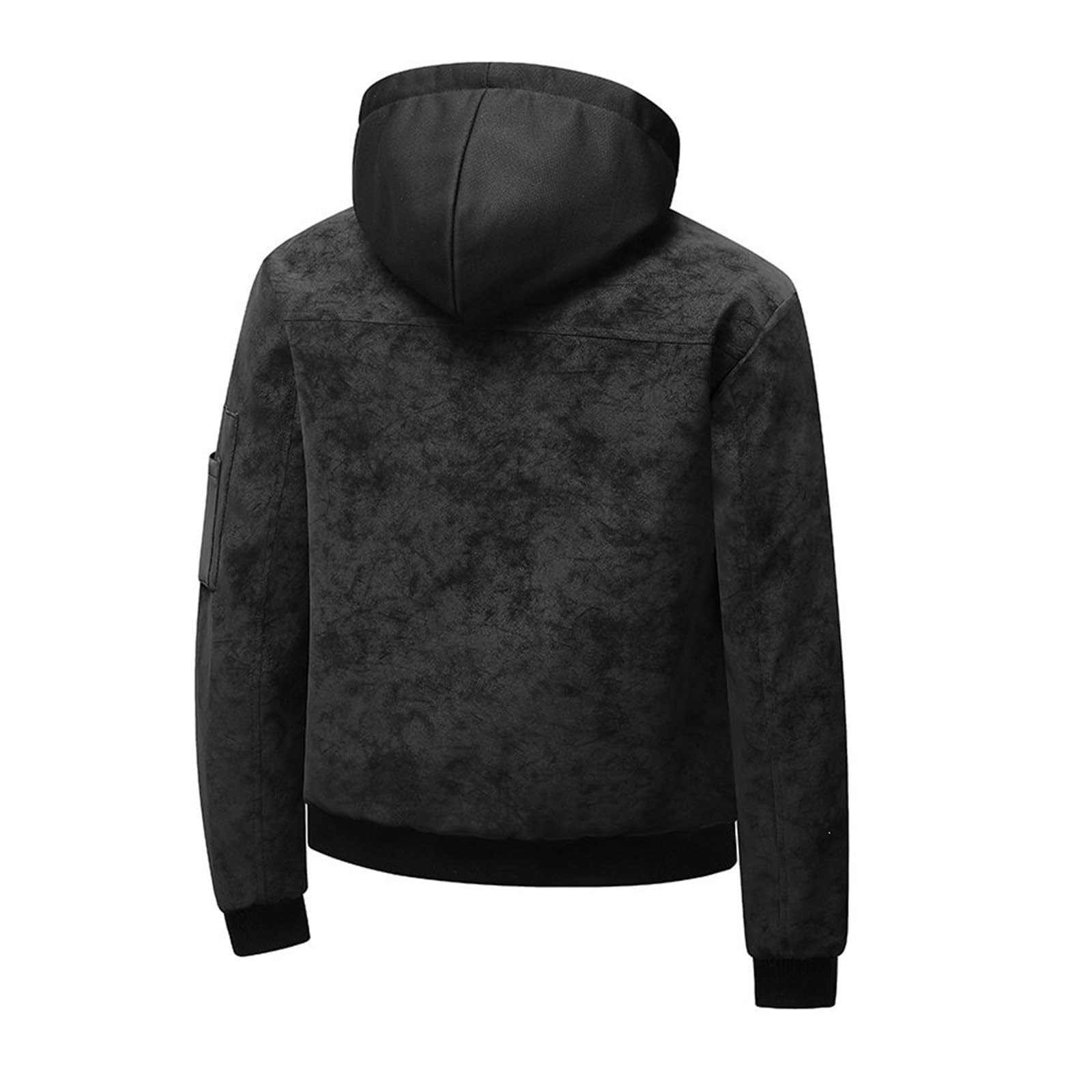 Giacca casual da uomo con cappuccio removibile e design colorato per autunn