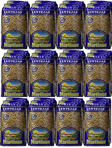 Lenteja pardina paquetes de 500 g. [PACK 24 UNIDADES] total 12 kg.