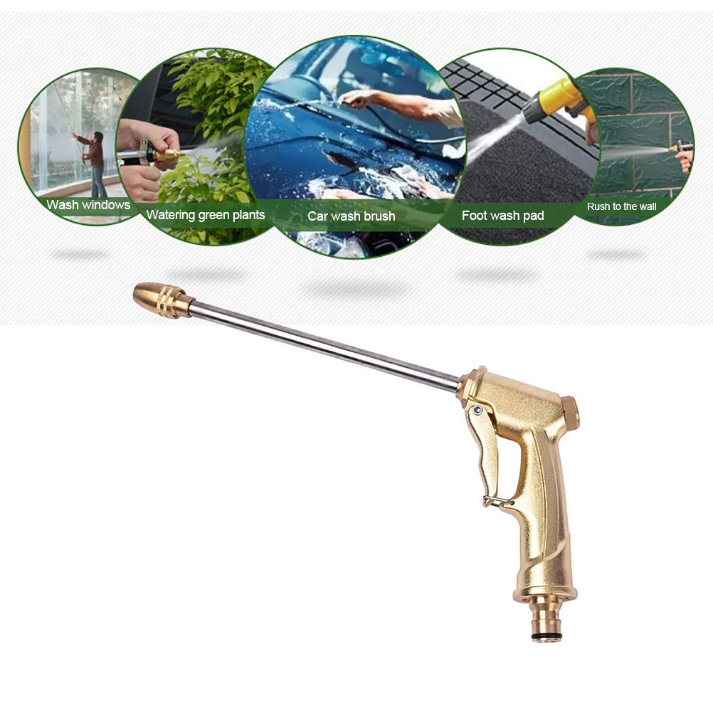 Buy Laduup Water jet high pressure cleaning, water spray gun brass