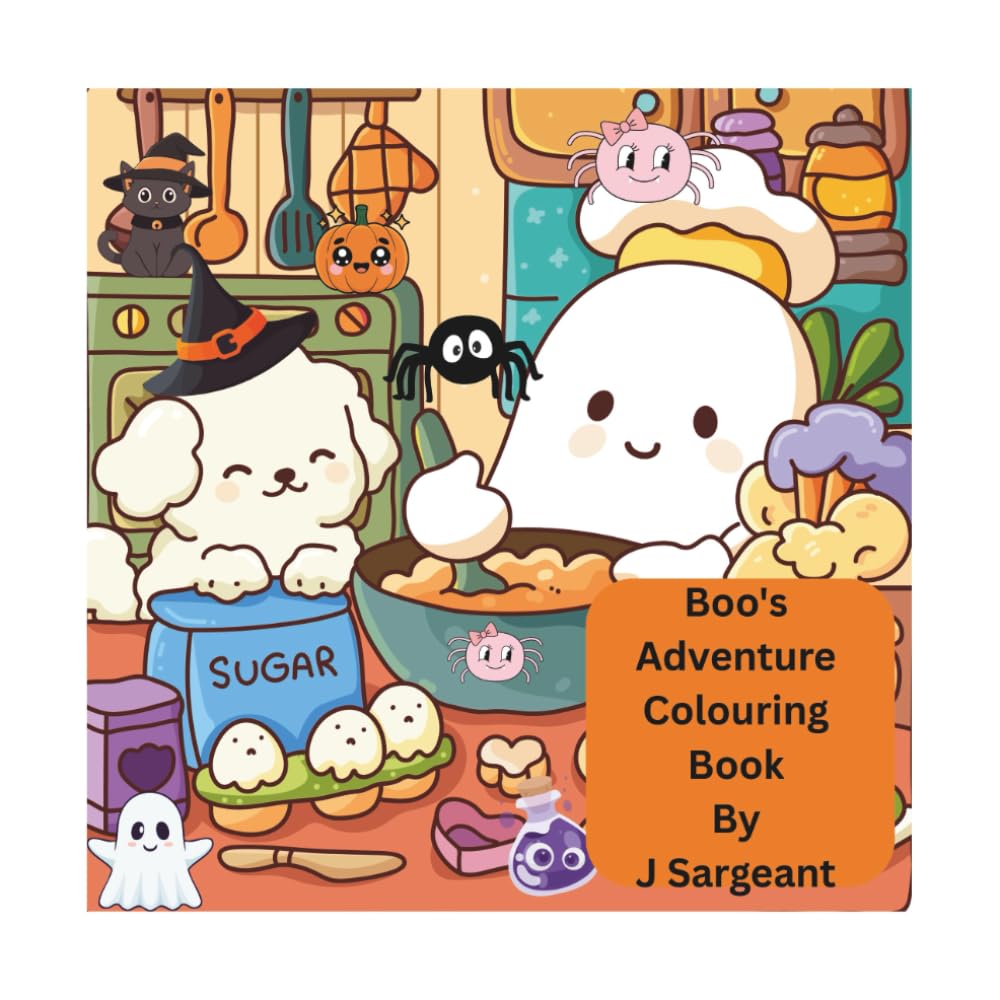 Boo's Adventure Colouring Book