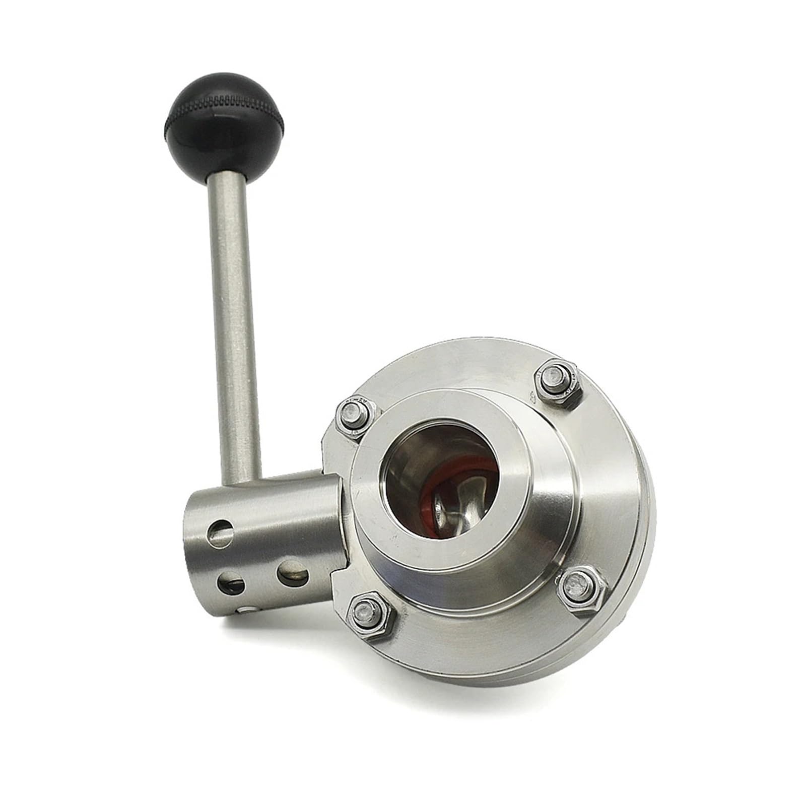 Vanne papillon KF25 en acier inoxydable 304 pour contrôle du débit de vide
