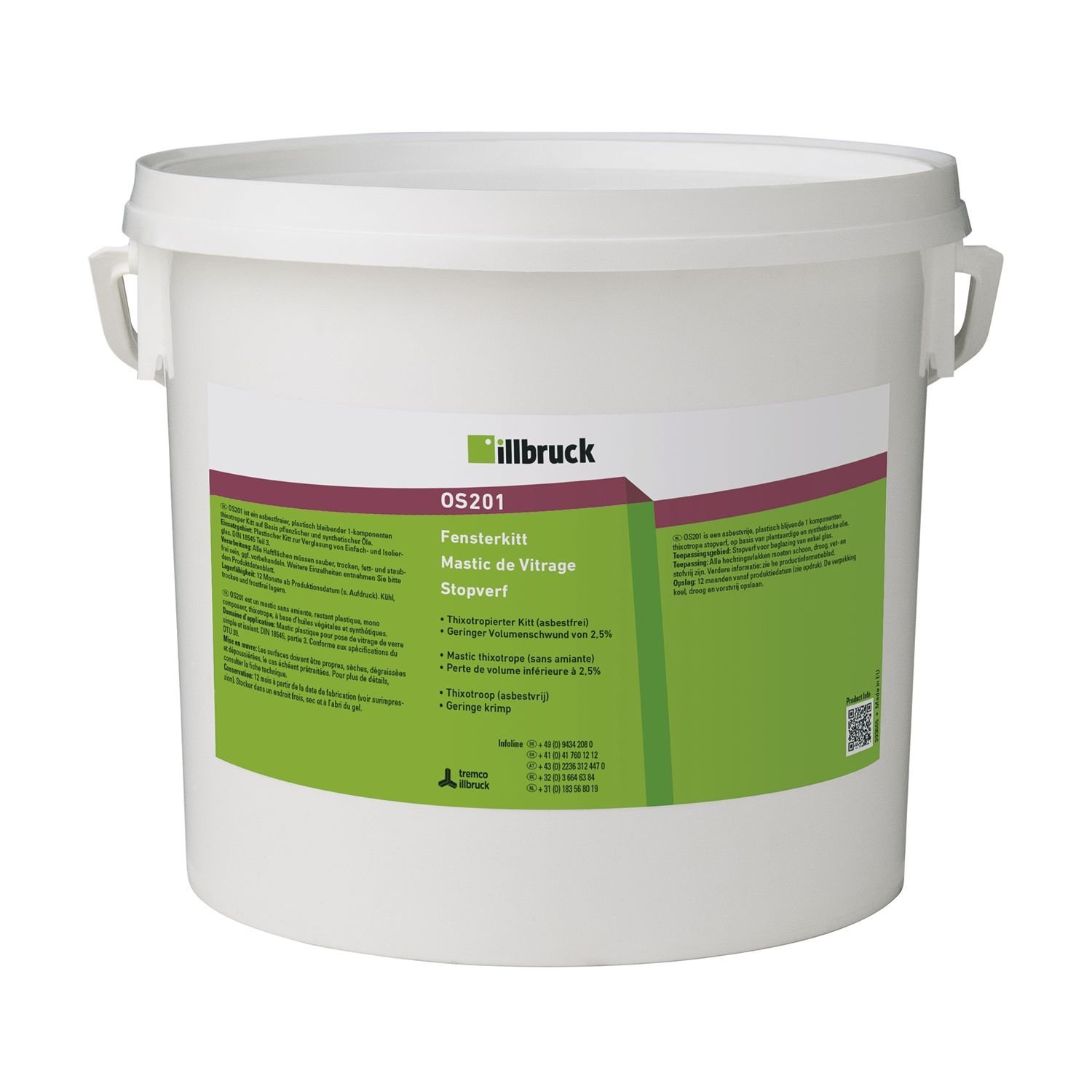 illbruck OS201 Mastic pour fenêtre Gris 10 kg