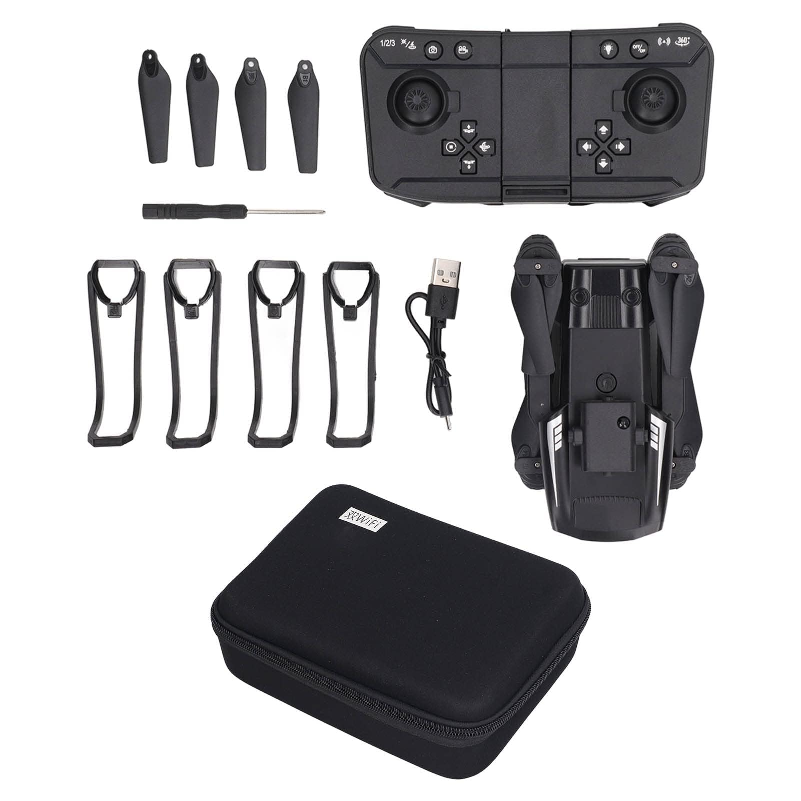 Drone, Evitamento Ostacoli WiFi S162 Drone Rc Quadcopter, Controllo Gesti 4K HD Drone con Fotocamera per Adulti Principianti Bambini