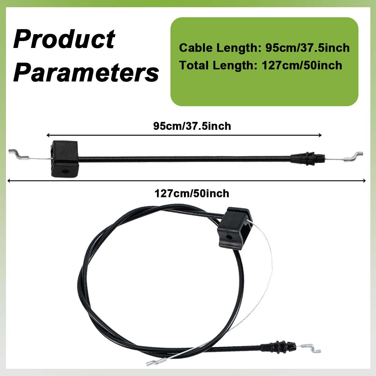 ZAMDOE 112-8818 Brake Cable Replacement for Toro 20330 20339 10642 10603 10641 20331 20314 20316 20318 20323 20338 20350 20351 for 20" Rear Bagging for 22" Recycler Lawn Mower - Image 2