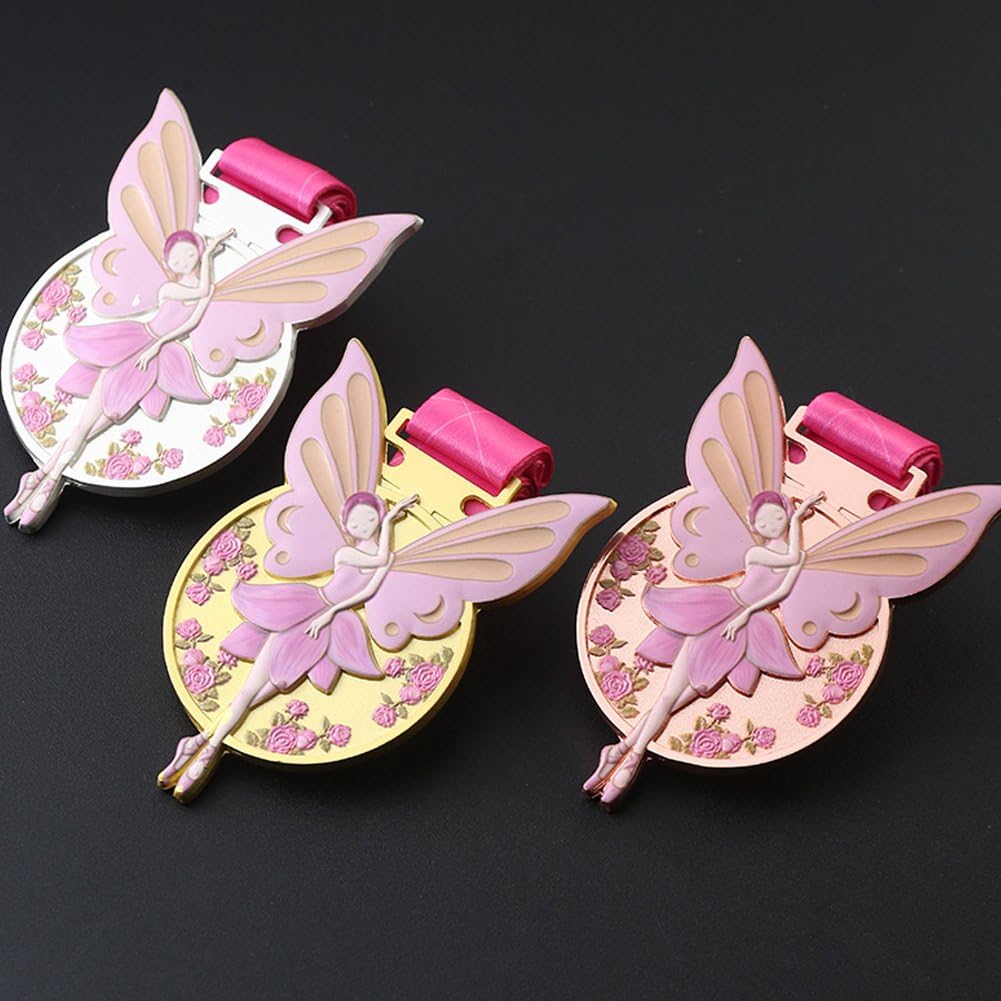 Medaglie Premio Vincitore, Medaglie d'oro, d'Argento E di Bronzo, Medaglie in Metallo per Competizioni di Balletto, Premio per Esibizioni di Danza, Regalo per Competizioni, Festa
