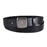 Women's Casual Plaque Buckle Ck Jeans Belt