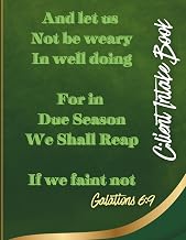Galations 6:9 - Life Insurance/Final Expense Client Intake book: Customized client intake book for life insurance agents