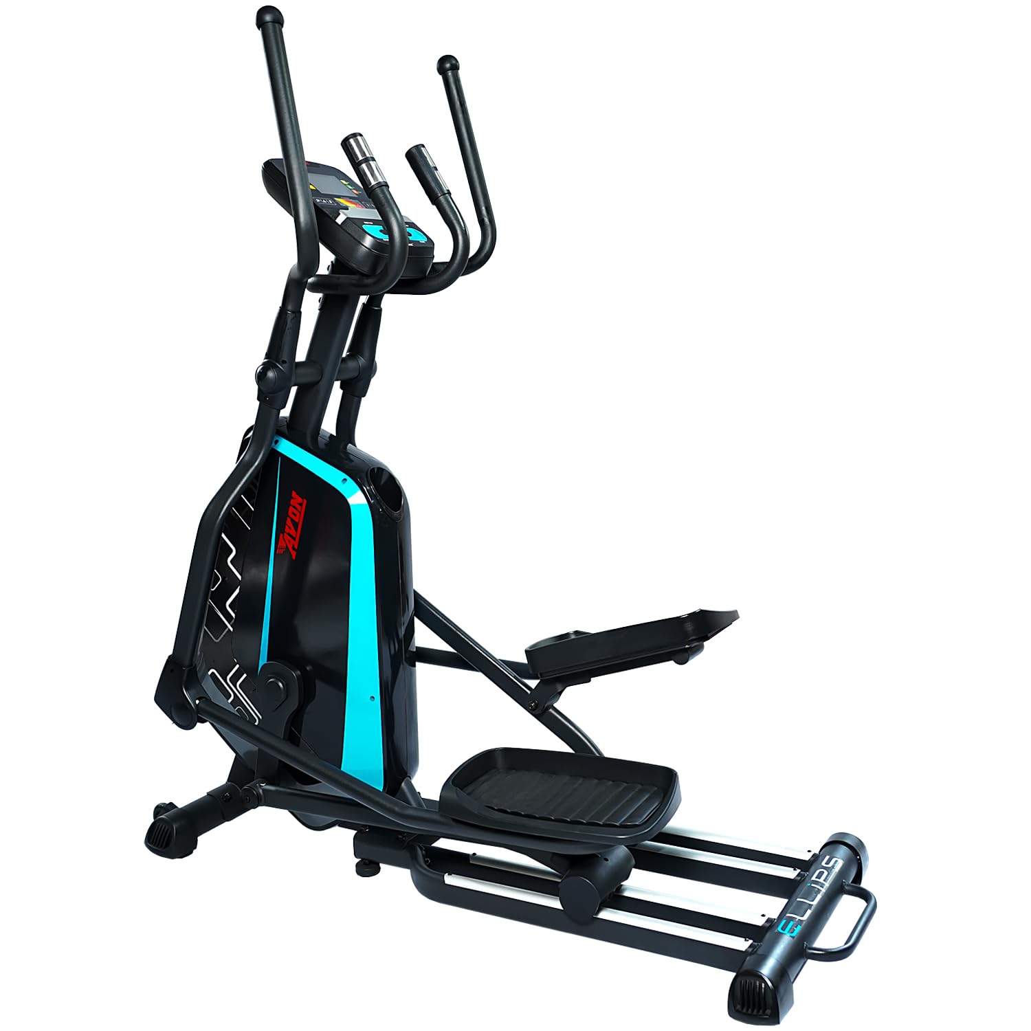 Avon Fitx Elliptical Cross Trainer Motorized with Adapter, Motorized Adjustable Workout Resistance with 16 Fitness Levels