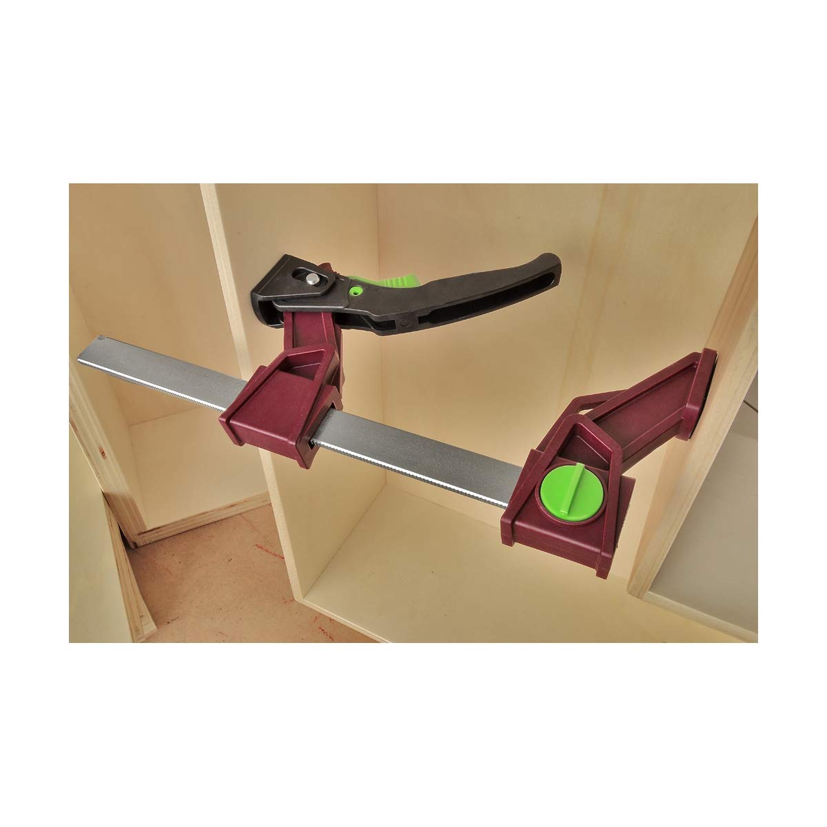 PIHER Leichter Knebel aus Nylon und Glasfaser, Rot