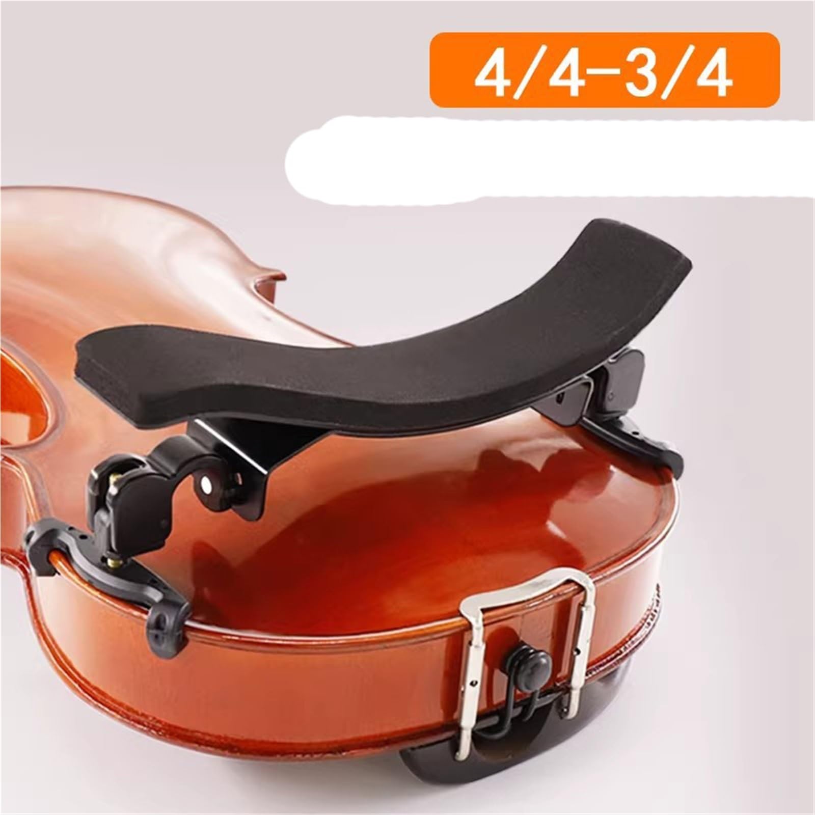 Poggiaspalla per violino regolabile con lega di alluminio parti di violino | Poggiaspalla per violino(Balanced 4/4-3/4)