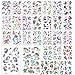 Tattoo Kinder Mädchen 30 Blatt Tatoos Aufkleben Kids 289 Einhorn Meerjungfrau Bunter Mix fake tattoos Hautfreundliche Kindertattoos Deko Stickers kindergeburtstag mädchen