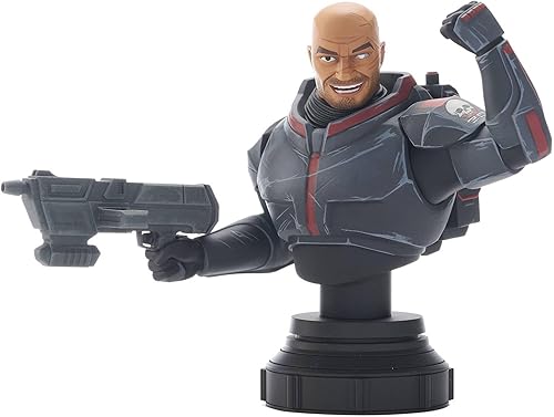 Diamond Select Toys Star Wars The Clone Wars: Wrecker - Busto a escala 1:7, multicolor, 7 pulgadas