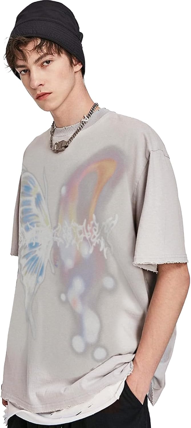 Aelfric Eden Men's Vintage Butterfly Graphic T-Shirt - Image 3