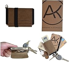 ANDERS & KOMISCH ミニ財布 ブラウン ドイツのマーケットで出会った！ビーガンレザーの小さなミニマル