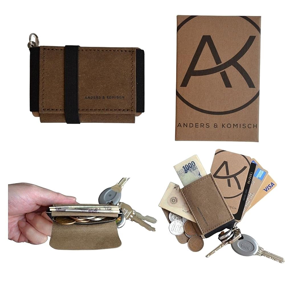 ANDERS & KOMISCH ミニ財布 ブラウン ANDERS & KOMISCH ミニ財布