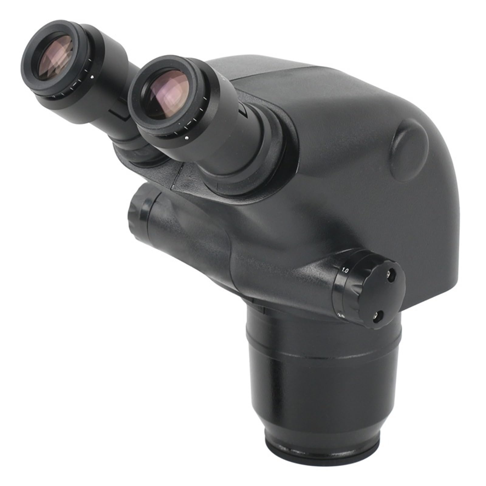 Testa binoculare per microscopio stereo 6,5X-65X 3,25X-32,5X 13X-130X + lente ausiliaria 0,5x 2,0x + oculare WF10X/22mm (con microscopio nero 1,0x)