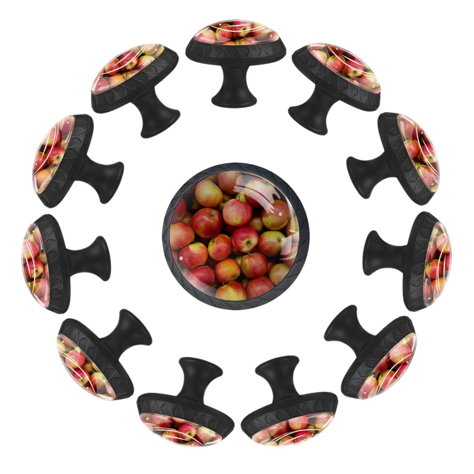 Boutons de tiroir ronds 35mm déco fruits pour égayer la salle de jeux et la crèche