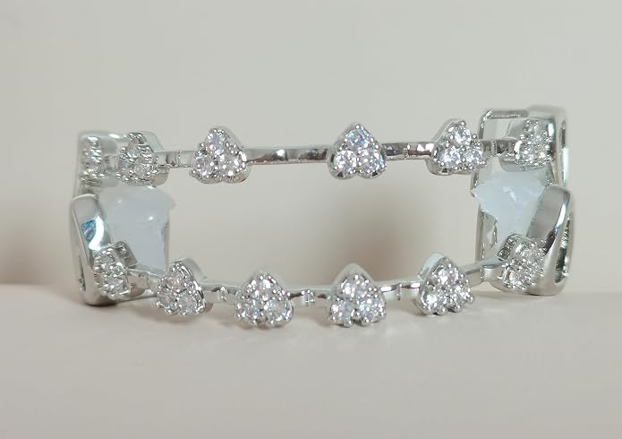 Fashion Silver Diamond Grilz Teeth Accesorios de Moda miniatura 4