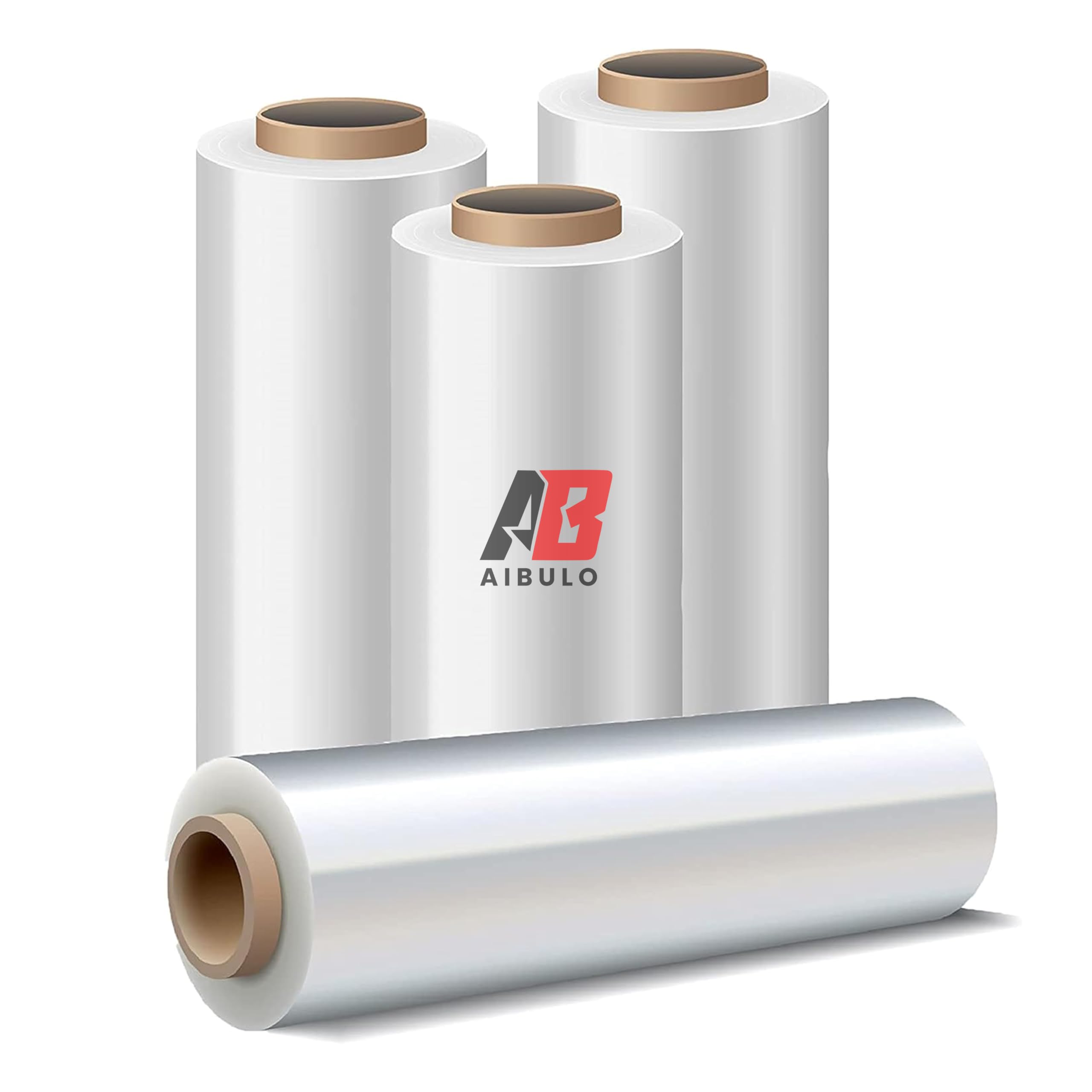 Clear Pallet Wrap 400mm x 150m by Aibulo: Heavy Duty Packaging Cling Film for Moving, Packing, and Shipping - Tear Resistant, Waterproof, and Easy to Use (36)