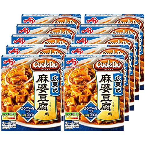 味の素 CookDo 広東式麻婆豆腐用 125g×10個入
