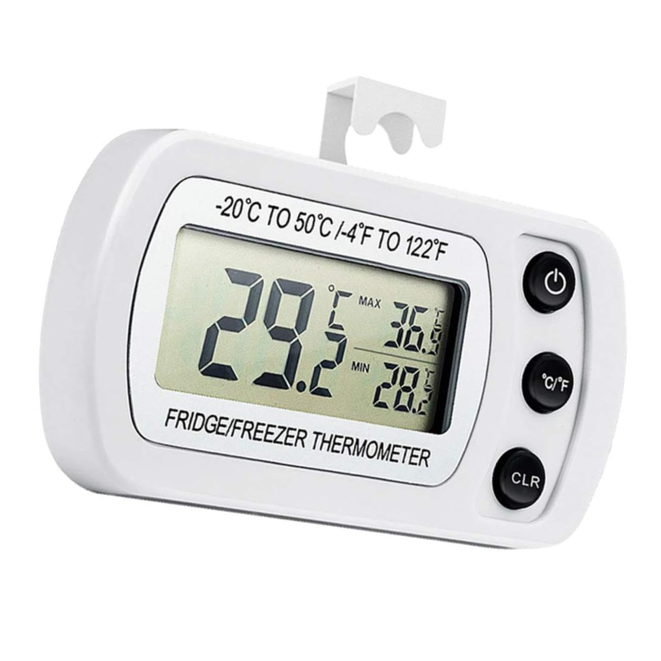 PRETYZOOM 6 Pezzi Dispositivo Di Raffreddamento Temperatura Monitor Temperatura Wireless Max Min Funzione Di Registrazione Digitale Congelatore Allarme Termometro