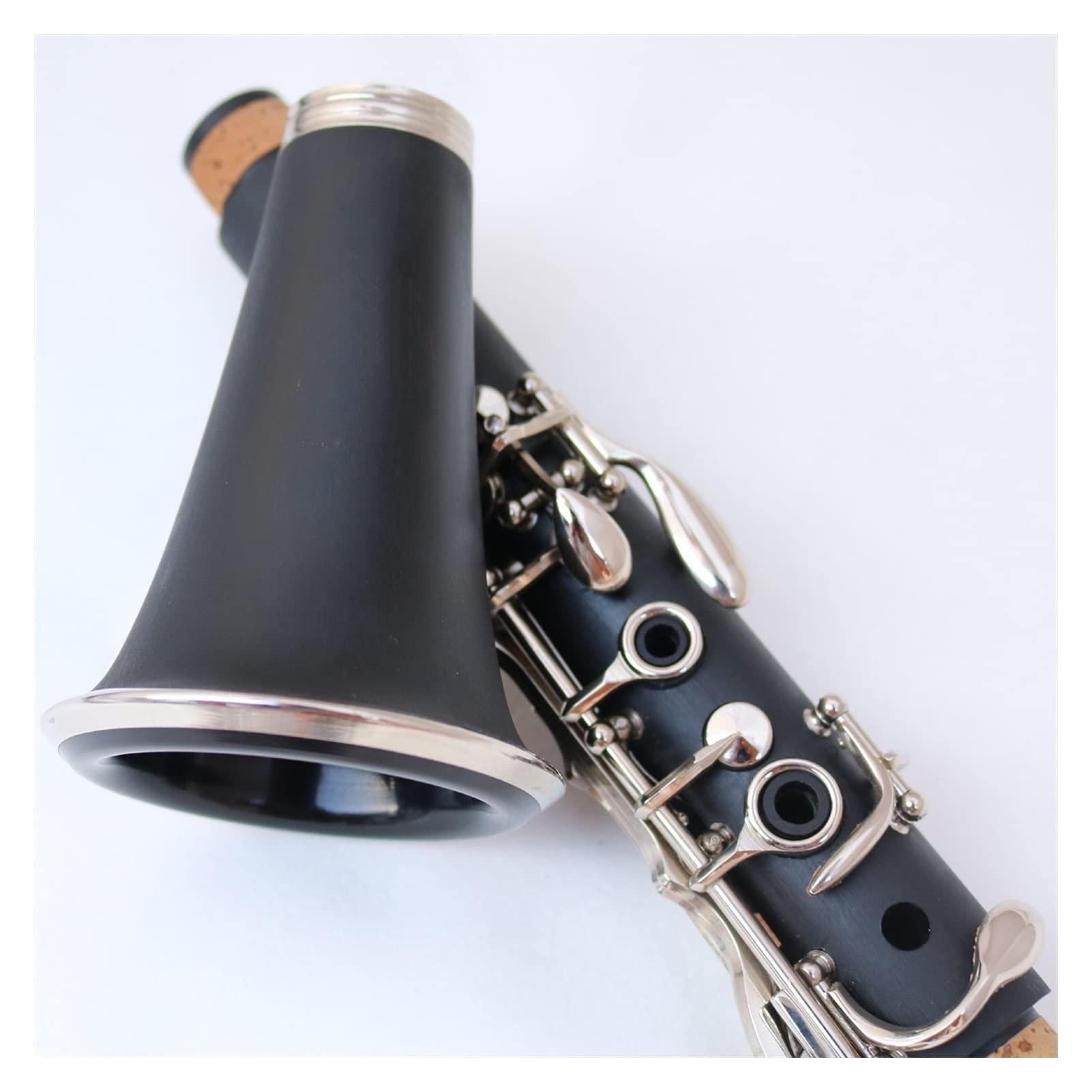 Opaco Addominali Resina Clarinetto Bakelite Clarinets Studente BB Bocchino 4C Caso Incluso