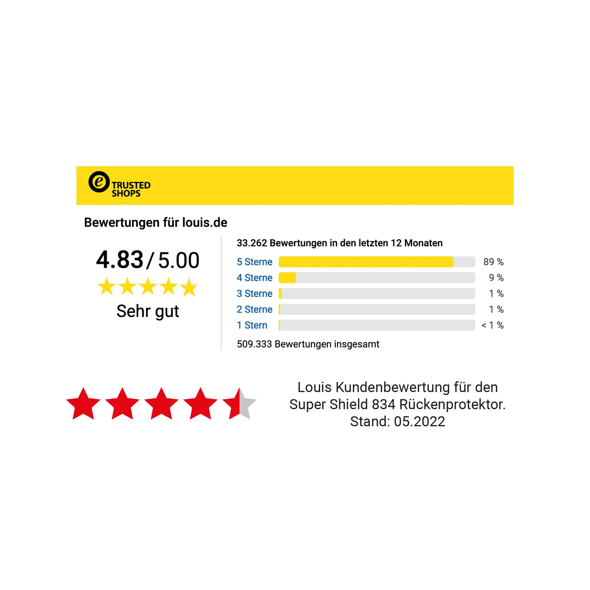 834 Rückenprotektor Motorrad, EN geprüft - Level 2, Umschnall-Rückenschutz, Verrutschsicher, Geringes Gewicht, Rückenprotektor Ski Damen, Protektor Snowboard Herren, S-L