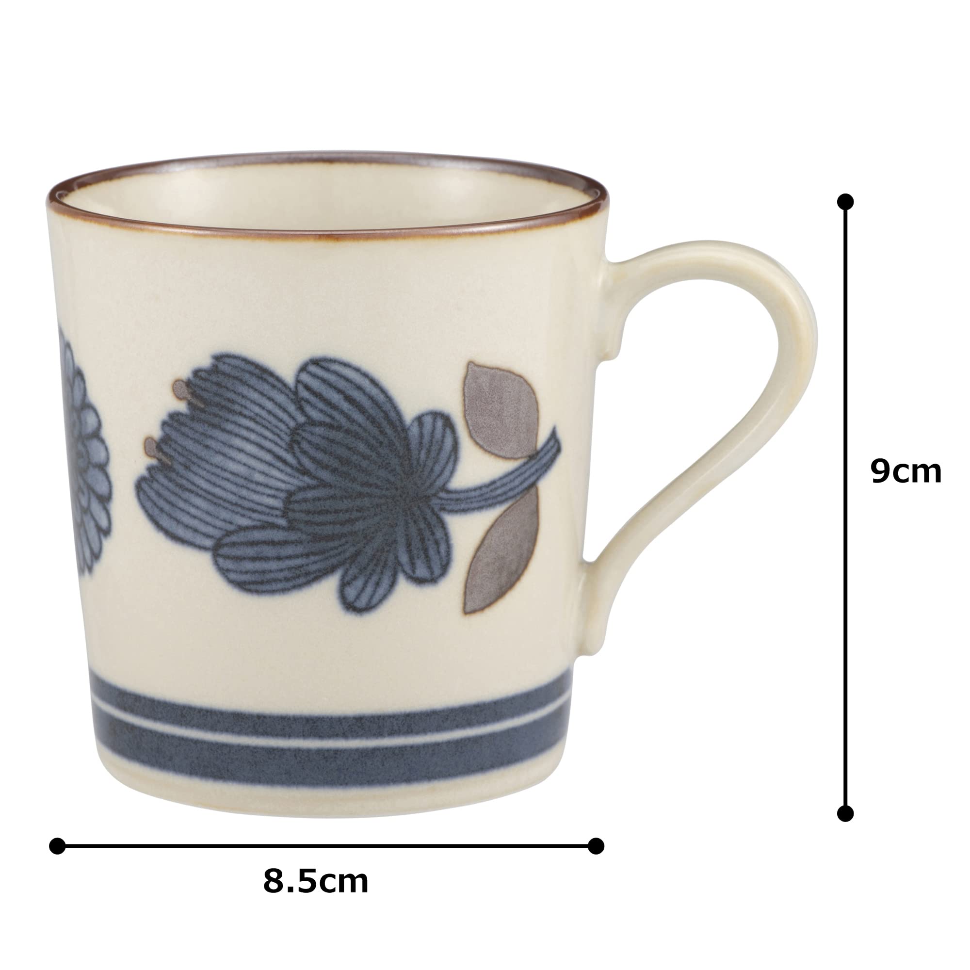 Amazon.co.jp: マルサン近藤 マグカップ 340ml 北欧 民芸 北欧