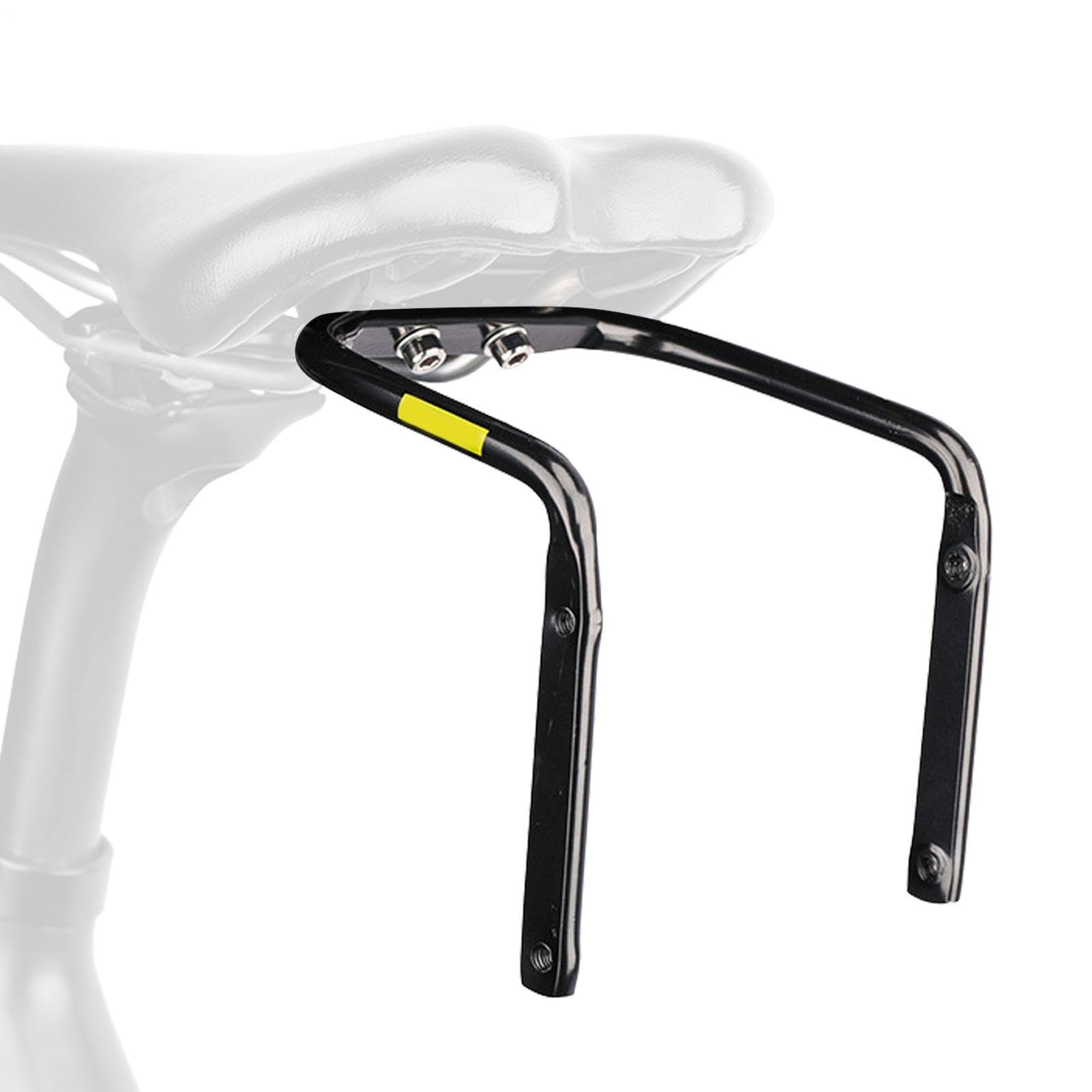 Generisch Saddle Stabiliser Bike Bag Mount Bicycle Tail Bag Stabiliser Bracket for Rear Seat, Aluminium Alloy Anti-Shake Support Rack with Metal Tail Frame, Universal Fit Luggage Holder