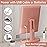 FUNTOUCH Large Lighted Makeup Mirror with Lights, Light Up Mirror with Small 10x Magnification for Desk, 360Rotation Touch Screen,Brightness Adjustable Tabletop Cosmetic Vanity Make Up Mirror